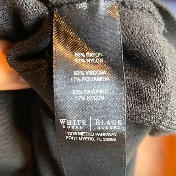 White House Black Market Black Cardigan. New With Tags.